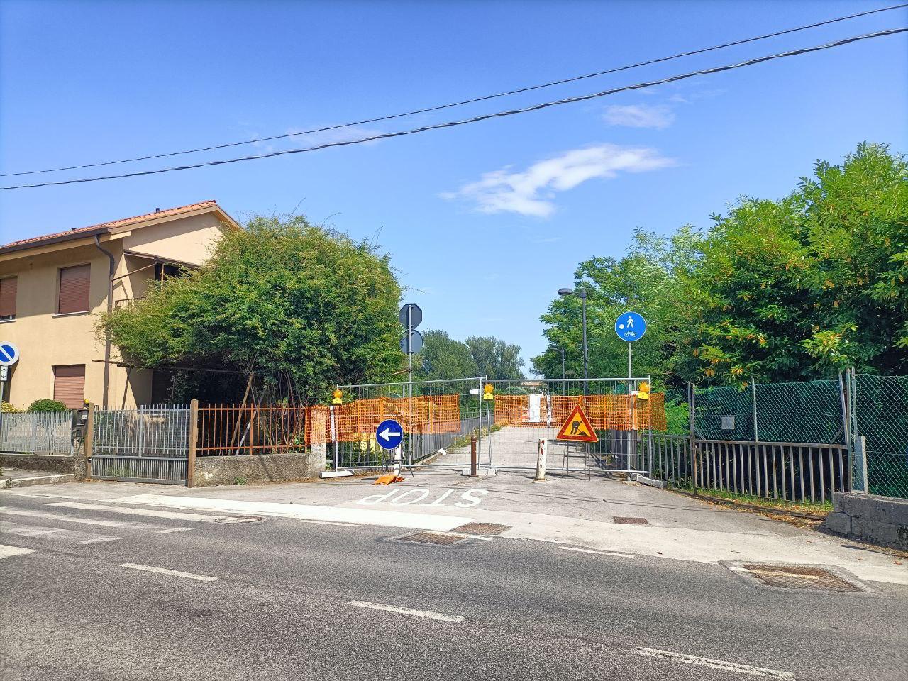 Immagine per Piedimonte di nuovo diviso da Straccis, passerella chiusa per 4 mesi